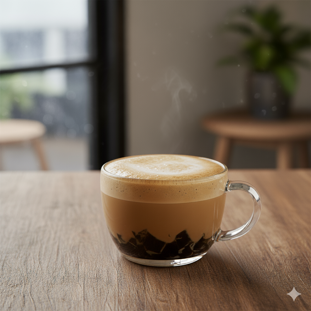 Capcin(cappucino cincau) panas